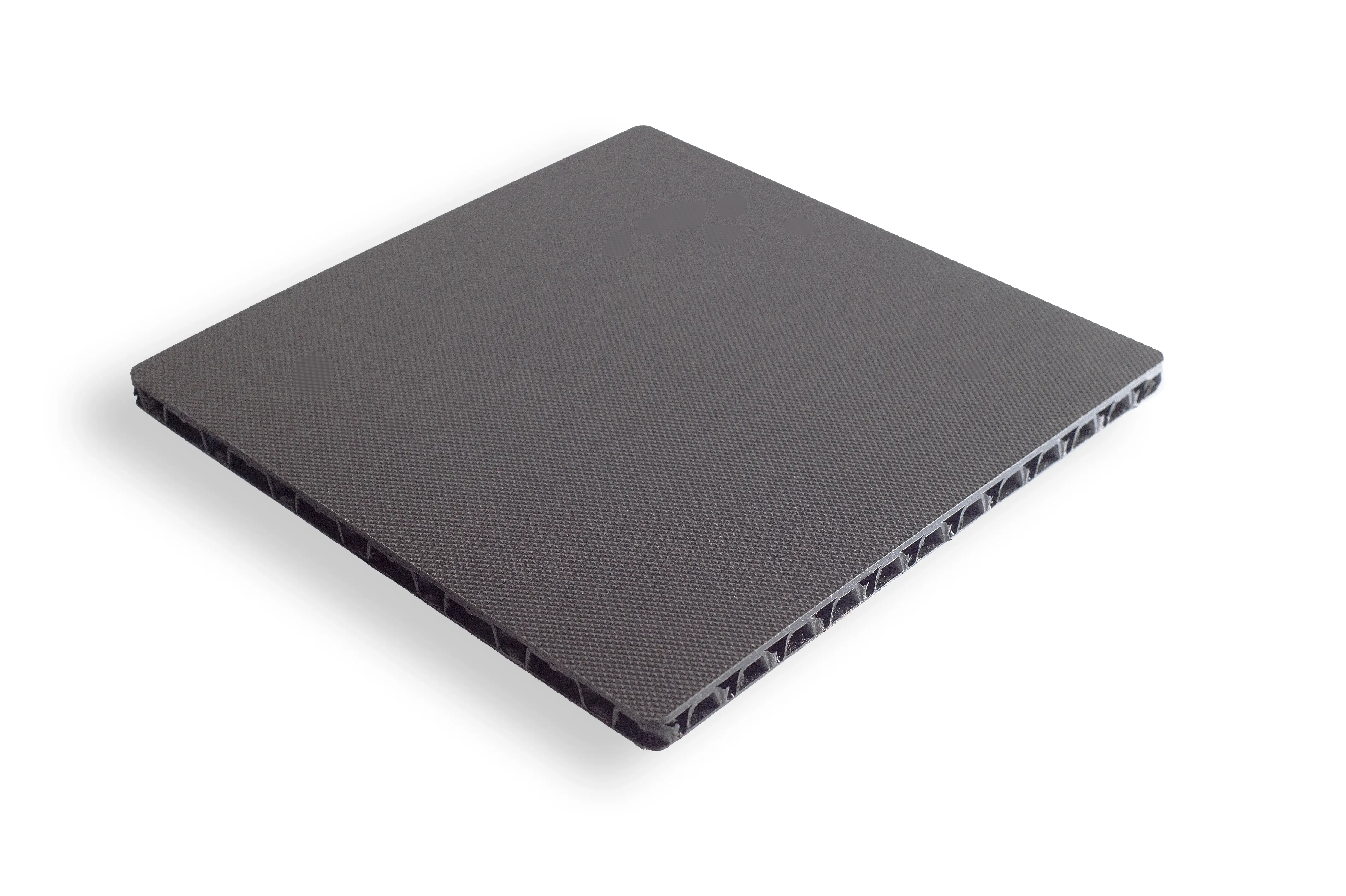 Polipropilene alveolare, spessore 10 mm, peso specifico del 50% in meno rispetto al legno